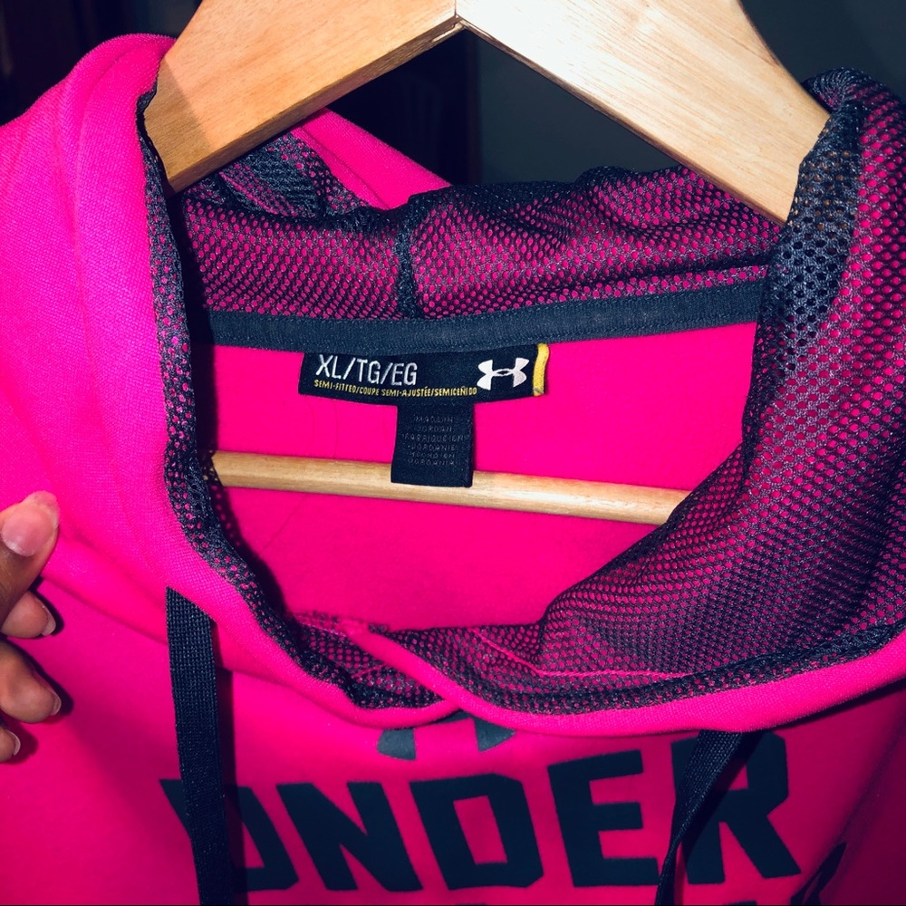 Under Armor Neon Hot Pink Sweatshirt